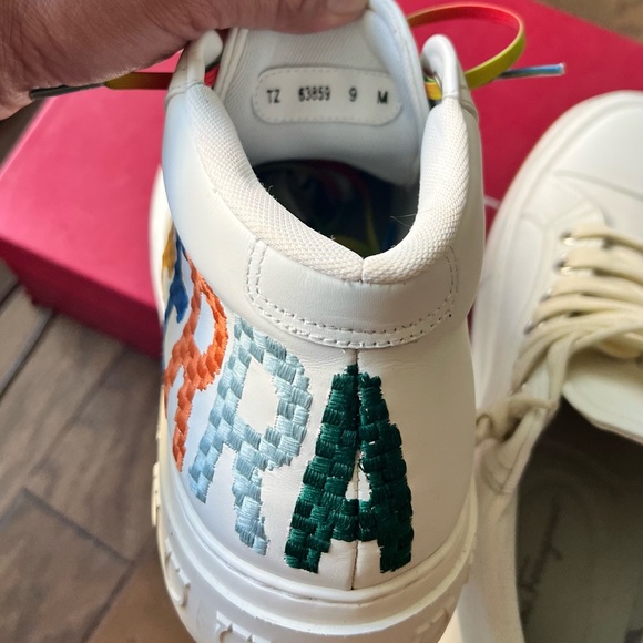 Ferragamo Mid Cut Sneaker - Multicolor - Picture 4 of 7